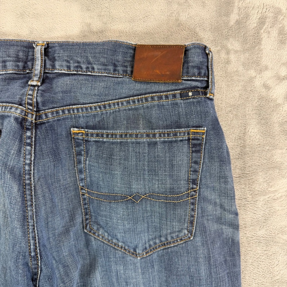 Lucky Brand 121 Heritage Slim Jeans Mens Size 34x32 Blue Medium Wash Denim - Picture 6 of 8